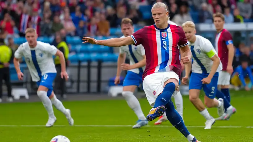 Haaland decide ante Finlandia: récord, séptimo partido seguido con gol y un detalle en su camiseta