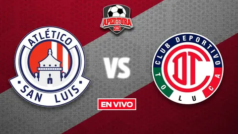Atlético San Luis vs Toluca EN VIVO Liga MX Apertura 2025 Jornada 7 ...