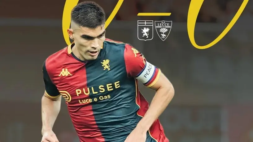 ¡Histórico! Johan Vásquez es el segundo jugador mexicano en ser capitán en la Serie A