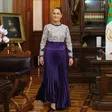 Claudia Sheinbaum lució vestido artesanal en su primer Grito de Independencia como presidenta