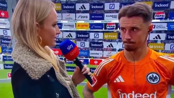Insólita confusión en Alemania: Capitán del Bremen fue entrevistado como jugador del Frankfurt