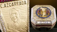 Emilio Azcárraga presume anillo especial del tricampeonato con América
