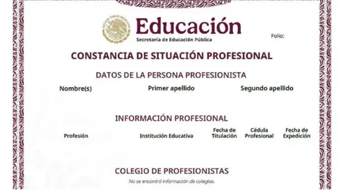 Constancia de Situación Profesional: así puedes tramitar el nuevo documento de la SEP paso a paso