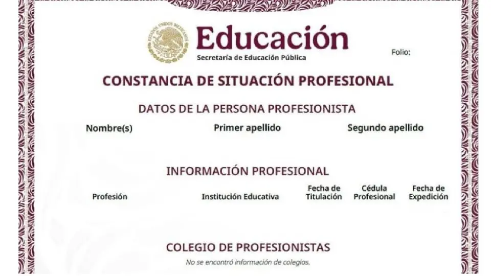 Constancia de Situación Profesional: así puedes tramitar el nuevo documento de la SEP paso a paso
