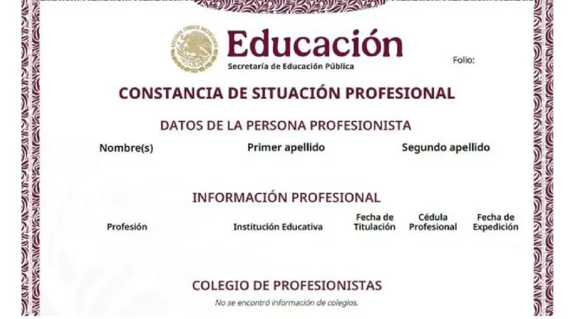 Constancia de Situación Profesional: así puedes tramitar el nuevo documento de la SEP paso a paso