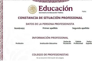 Constancia de Situación Profesional: así puedes tramitar el nuevo documento de la SEP paso a paso