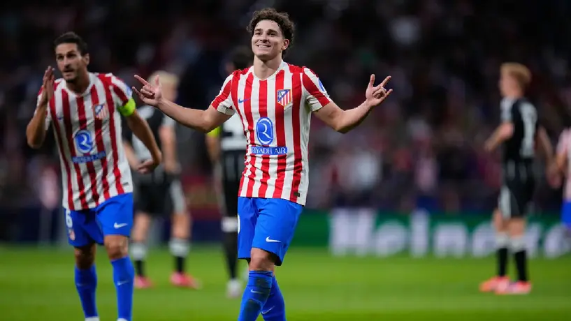 Julián Álvarez y Diego Simeone responden sobre los rumores del Barcelona por el argentino