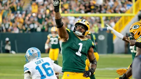 Green Bay Packers apabulló a los Detroit Lions en el debut de Micah Parsons