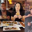 VIDEO: Youtubers son impactados por camioneta mientras se graban comiendo