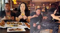 VIDEO: Youtubers son impactados por camioneta mientras se graban comiendo