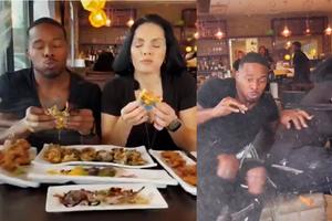 VIDEO: Youtubers son impactados por camioneta mientras se graban comiendo