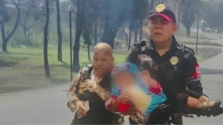 Trasladan a Texas a Jazlyn, niña salvada por su abuela tras explosión de pipa en Iztapalapa