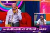 Facundo aclara la polémica llamada a Delia en La Casa de los Famosos: “Creo que marqué a las pizzas”