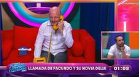 Facundo aclara la polémica llamada a Delia en La Casa de los Famosos: “Creo que marqué a las pizzas”