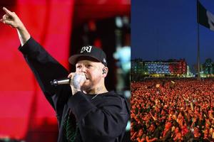 Residente reúne más de 180 mil personas en el Zócalo de CDMX para su concierto gratis