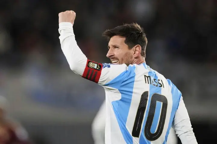 Messi con Argentina l AP