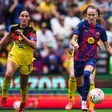 Con todo y el clima Barcelona derrota al América en duelo amistoso