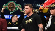 Terence Crawford devolvió los cinturones a Canelo Álvarez tras la pelea en Las Vegas
