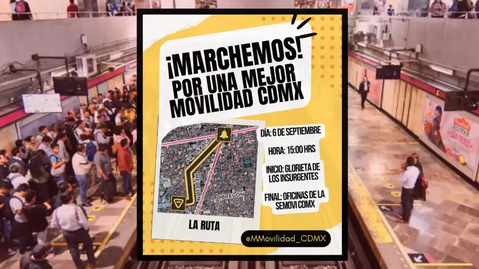 ¿Por qué se canceló la megamarcha por una mejor movilidad en la CDMX?