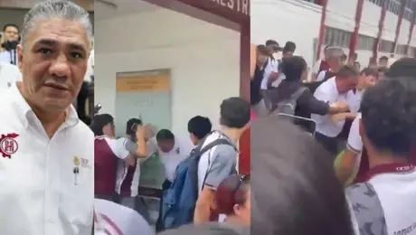 VIDEO: Estudiantes del Cetis 78 de Altamira dan golpiza a su director