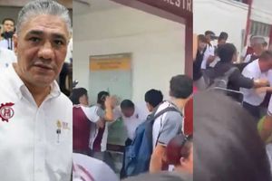 VIDEO: Estudiantes del Cetis 78 de Altamira dan golpiza a su director