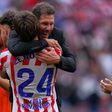 Diego Simeone habló tras llorar en la banca en la goleada ante el Real Madrid: "Hay muchas emociones"