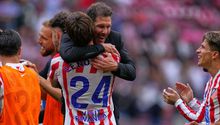 Diego Simeone habló tras llorar en la banca en la goleada ante el Real Madrid: "Hay muchas emociones"