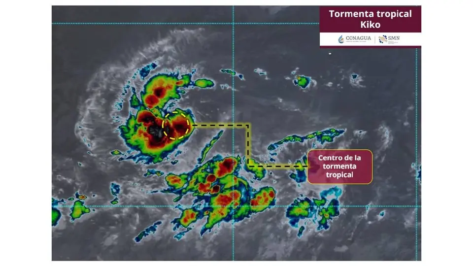 Kiko, la nueva tormenta tropical que se formó en el Pacífico: ¿Afectará a México?