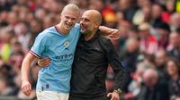 Pep Guardiola cree que Erling Haaland puede superar en goles en Champions a Messi y a CR7