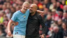 Pep Guardiola cree que Erling Haaland puede superar en goles en Champions a Messi y a CR7