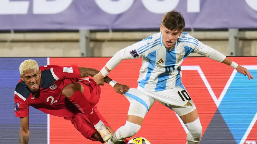 Álvaro Montoro, el '10' de Argentina, se lesionó de cara al enfrentamiento contra México Sub-20