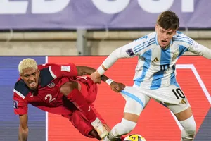 Álvaro Montoro, el '10' de Argentina, se lesionó de cara al enfrentamiento contra México Sub-20