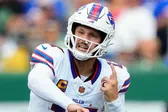 ¡Sin daños colaterales! Josh Allen protagoniza divertida escena tras un duro golpe en la nariz