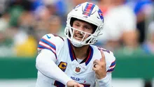 ¡Sin daños colaterales! Josh Allen protagoniza divertida escena tras un duro golpe en la nariz