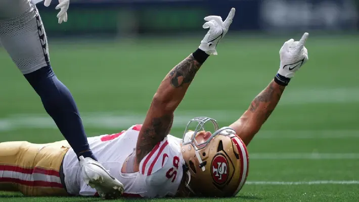 George Kittle, ala cerrada de los 49ers, se someterá a una resonancia tras lesión ante Seahawks