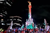 “Ciudad de los campeones” :Diablos Rojos del México abarrotaron el Ángel de Independencia