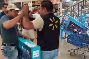 VIDEO: Pantallas en $299 pesos causan caos en supermercado por error de precio