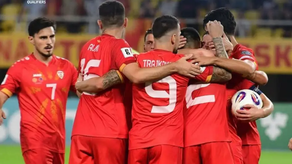 Macedonia del Norte goleó a Liechtenstein y son líderes de su grupo en UEFA