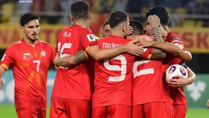 Macedonia del Norte goleó a Liechtenstein y son líderes de su grupo en UEFA