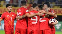 Macedonia del Norte goleó a Liechtenstein y son líderes de su grupo en UEFA