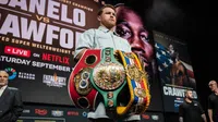 Canelo Álvarez llega a Las Vegas y responde críticas a su preparación rumbo a la pelea con Terence Crawford
