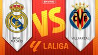 Real Madrid vs Villarreal EN VIVO LaLiga Jornada 8