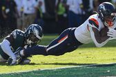 ¡Terminó el invicto! Broncos vence con dramatismo a Eagles de Philadelphia
