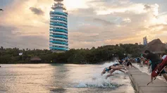 Triatlón Xel-Há 2025 confirma a Crisanto Grajales para su 15to aniversario