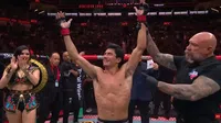 El mexicano Santiago Luna gana por nocaut en su debut en UFC y lanza emotivo mensaje