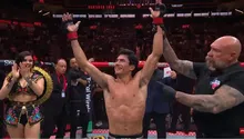 El mexicano Santiago Luna gana por nocaut en su debut en UFC y lanza emotivo mensaje