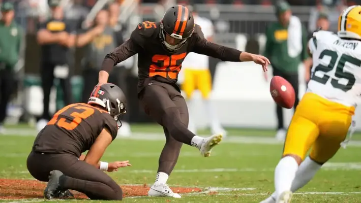 Browns consiguen victoria sobre Packers con agónico gol de campo