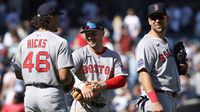 Boston Red Sox apalean a los Yankees en el tercero y aseguran la serie