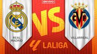 LaLiga: ¿Cuándo y dónde ver el Real Madrid vs Villarreal de la Jornada 8?