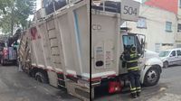 VIDEO: Camión vuelve a caer en socavón en la Cuauhtémoc ¿Qué está pasando?